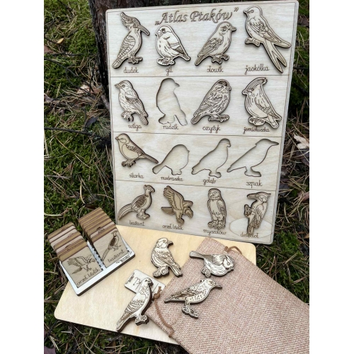 Drewniana układanka 